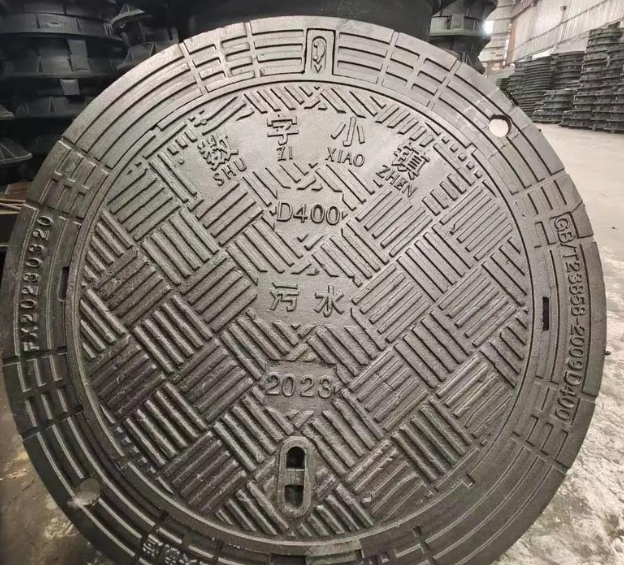 盐亭球墨铸铁防沉降井盖展示